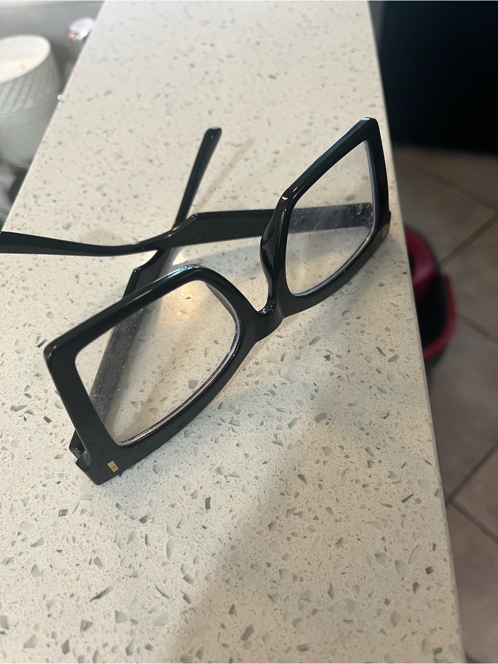 Black Square Frame Glasses - Women Accessories *Only frames